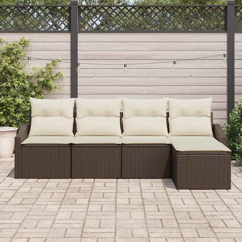 zestaw-sof-na-ogrod-5-pcs-brazowy-polirattan-stan-nowy
