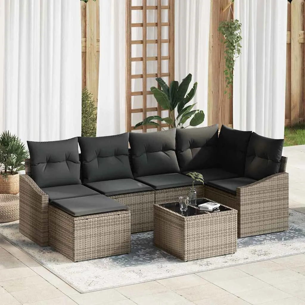 zestaw-sof-na-ogrod-7-pcs-szary-polirattan