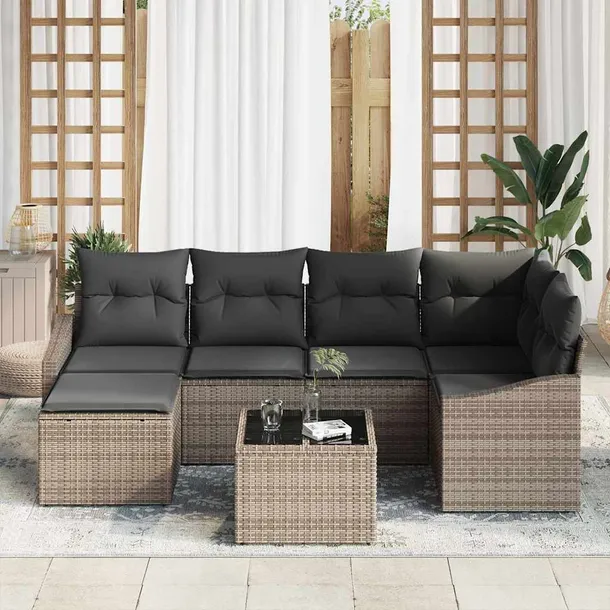 zestaw-sof-na-ogrod-7-pcs-szary-polirattan-styl-nowoczesny