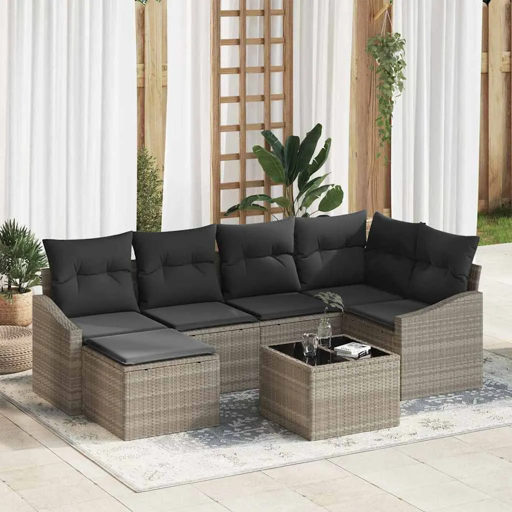 zestaw-sof-na-ogrod-7-pcs-jasnoszary-polirattan