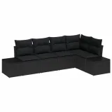 zestaw-sof-na-ogrod-5-pcs-czarny-polirattan