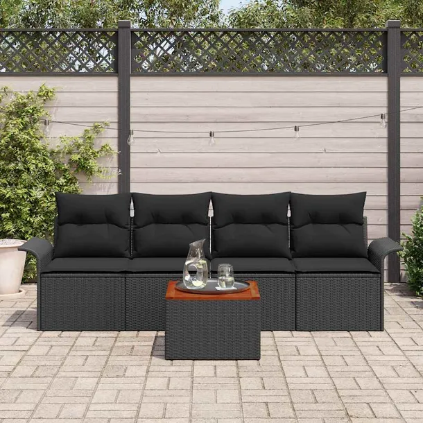 zestaw-sof-na-ogrod-5-pcs-czarny-polirattan-styl-nowoczesny