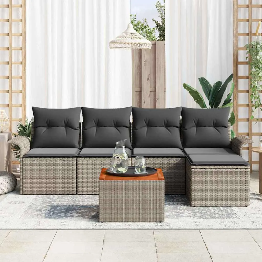 zestaw-sof-na-ogrod-6-pcs-szary-polirattan-stan-nowy