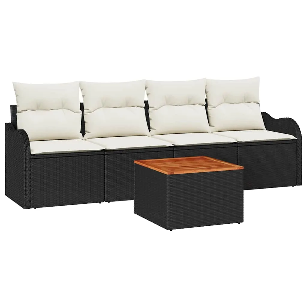 zestaw-sof-na-ogrod-5-pcs-czarny-polirattan