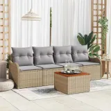zestaw-sof-na-ogrod-5-pcs-bezowy-polirattan-stan-nowy