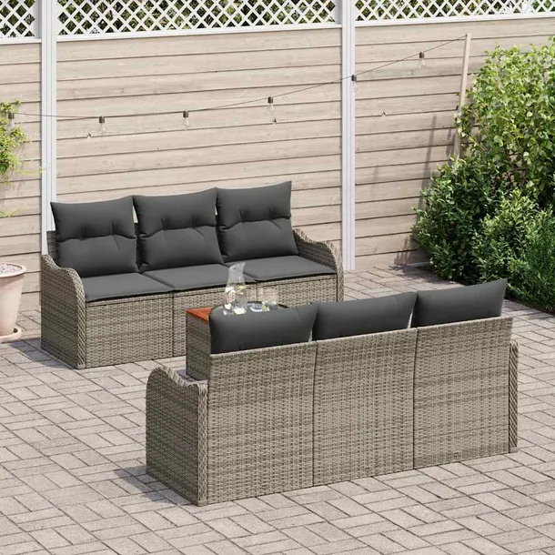 zestaw-sof-na-ogrod-7-pcs-szary-polirattan-styl-nowoczesny