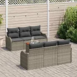 zestaw-sof-na-ogrod-7-pcs-szary-polirattan-styl-nowoczesny