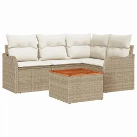 zestaw-sof-na-ogrod-5-pcs-bezowy-polirattan