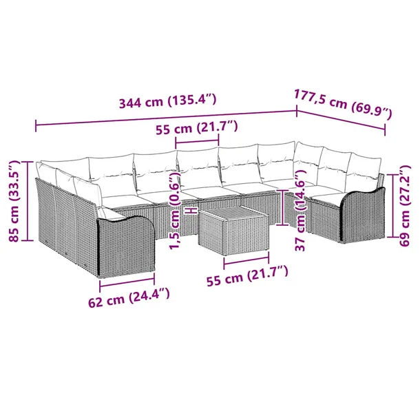 zestaw-sof-na-ogrod-11-pcs-bezowy-polirattan-kolor-brazowy