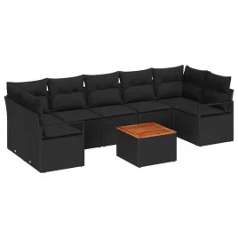 zestaw-sof-na-ogrod-z-poduszka-8-pcs-czarny-polirattan
