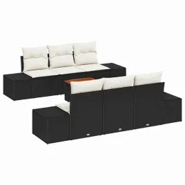 zestaw-sof-na-ogrod-z-poduszka-7-pcs-czarny-polirattan