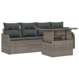 zestaw-sof-na-ogrod-z-poduszka-5-pcs-szary-polirattan