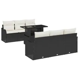 zestaw-sof-na-ogrod-z-poduszka-7-pcs-czarny-polirattan