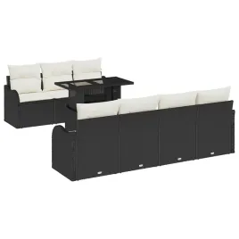 zestaw-sof-na-ogrod-z-poduszka-8-pcs-czarny-polirattan