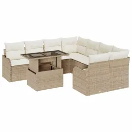zestaw-sof-na-ogrod-z-poduszka-9-pcs-bezowy-polirattan