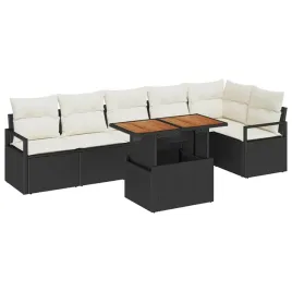 zestaw-do-jadalni-w-ogrodzie-z-poduszka-7-pcs-czarny-i-kremowy