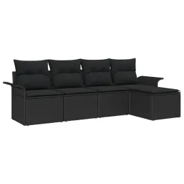 zestaw-sof-na-ogrod-z-poduszka-5-pcs-czarny-polirattan