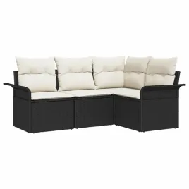 zestaw-sof-na-ogrod-z-poduszka-4-pcs-czarny-polirattan