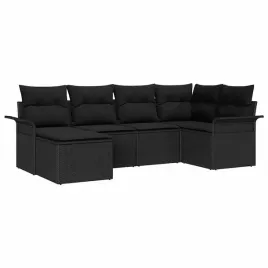 zestaw-sof-na-ogrod-z-poduszka-6-pcs-czarny-polirattan