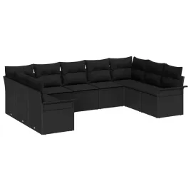 zestaw-sof-na-ogrod-z-poduszka-9-pcs-czarny-polirattan