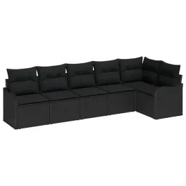 zestaw-sof-na-ogrod-z-poduszka-6-pcs-czarny-polirattan