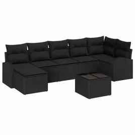 zestaw-sof-na-ogrod-8-pcs-czarny-polirattan