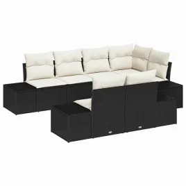 zestaw-sof-na-ogrod-z-poduszka-7-pcs-czarny-i-kremowy