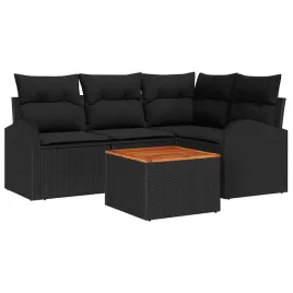 zestaw-sof-na-ogrod-5-pcs-czarny