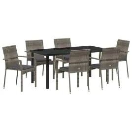 zestaw-do-jadalni-w-ogrodzie-z-poduszka-7-pcs-szary-polirattan