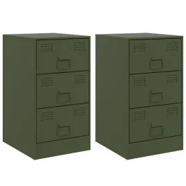 szafki-nocne-2-szt-oliwkowa-zielen-345x39x62-cm-stal