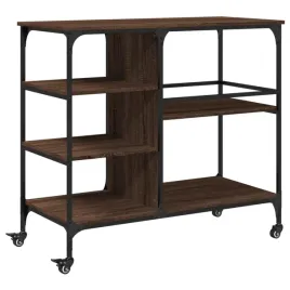 wozek-kuchenny-brazowy-dab-100x45x895-cm