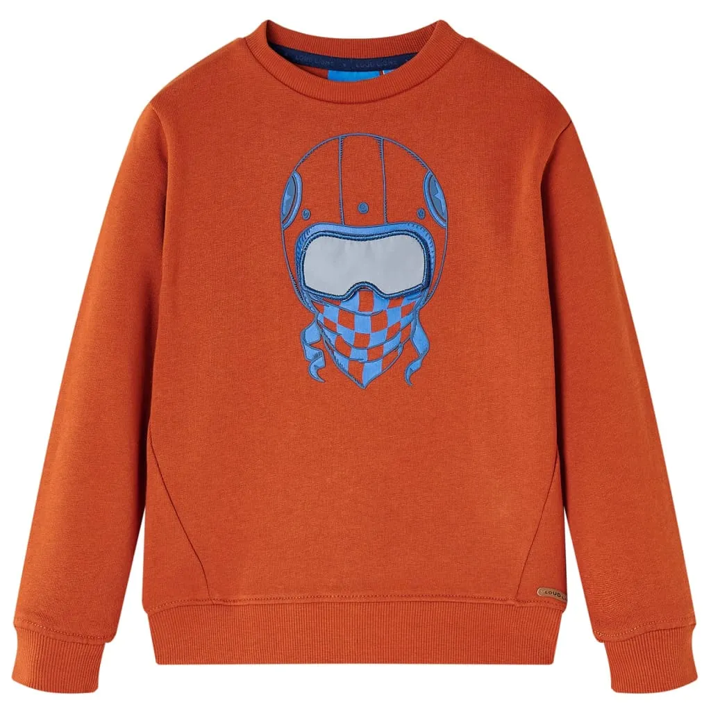 bluza-dziecieca-jasnordzawa-128-stan-nowy