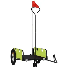 przyczepka-rowerowa-zielona-tkanina-oxford-i-zelazo