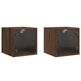 szafki-nocne-2-szt-szklane-drzwi-brazowy-dab-35x37x35-cm