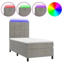 lozko-kontynentalne-z-materacem-i-led-szare-90x190-cm-aksamit