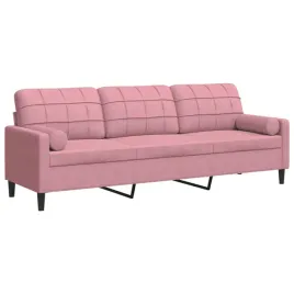 3-osobowa-sofa-z-poduszkami-rozowa-210-cm-aksamit