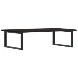 polka-scienna-pod-umywalke-stal-i-lite-drewno-debowe