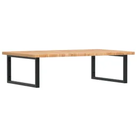 polka-scienna-pod-umywalke-stal-i-lite-drewno-debowe