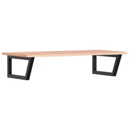 polka-scienna-pod-umywalke-stal-i-lite-drewno-debowe