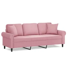 3-osobowa-sofa-z-poduszkami-rozowa-180-cm-aksamit