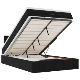 lozko-otomana-z-materacem-i-led-czarny-120x190cm-aksamit