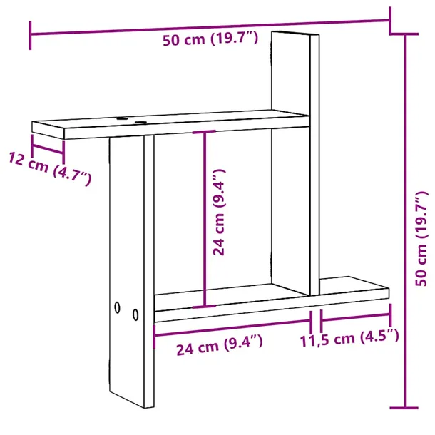 polki-scienne-2-szt-czarny-dab-50x12x50-cm-kolekcja-868068