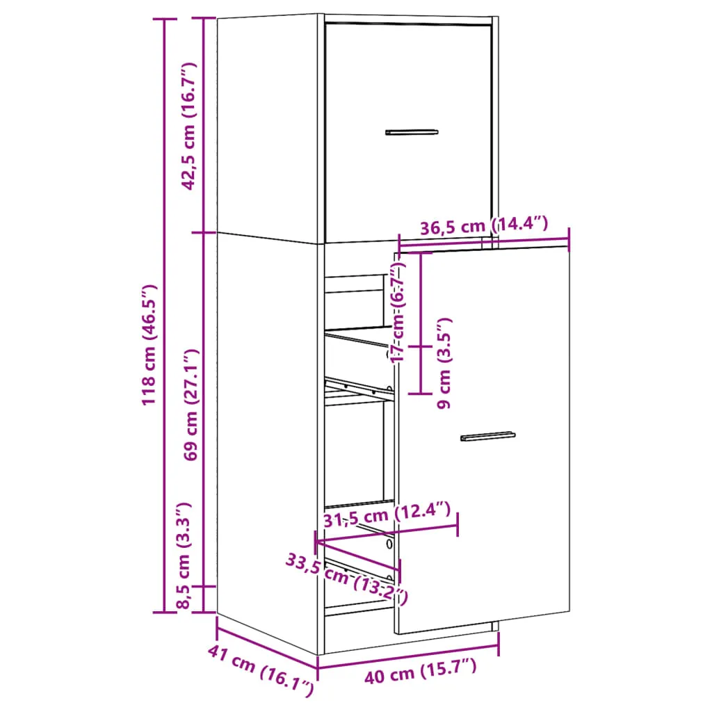 szafka-apteczna-brazowy-dab-40x41x118-cm