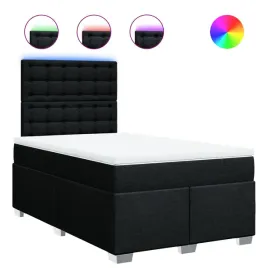 lozko-kontynentalne-z-materacem-czarne-tkanina-120x200-cm