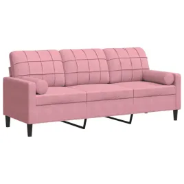 3-osobowa-sofa-z-poduszkami-rozowa-180-cm-aksamit