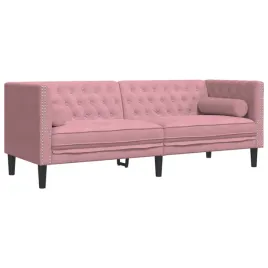 sofa-chesterfield-z-walkami-trzyosobowa-rozowa-aksamit