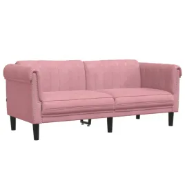 sofa-dwuosobowa-rozowa-aksamit