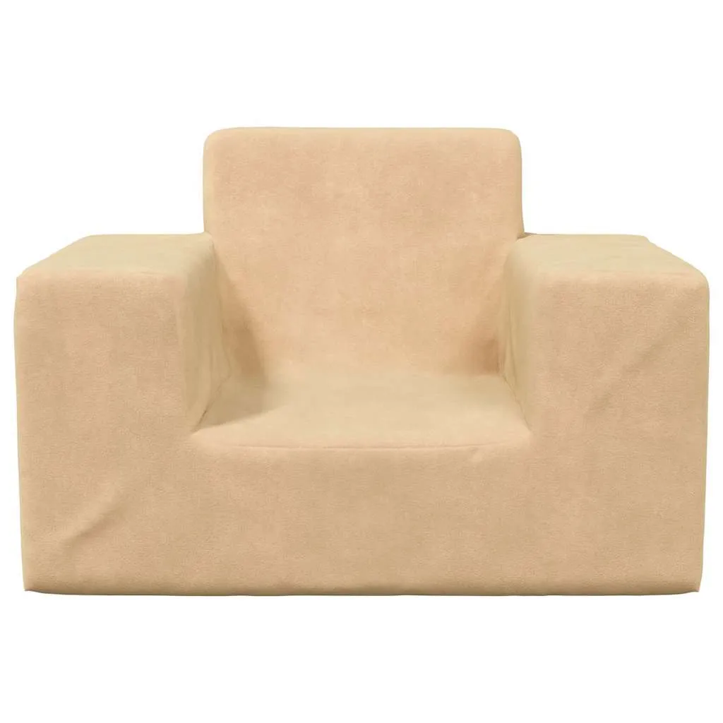 sofa-dziecieca-kremowa-miekki-plusz-stan-nowy