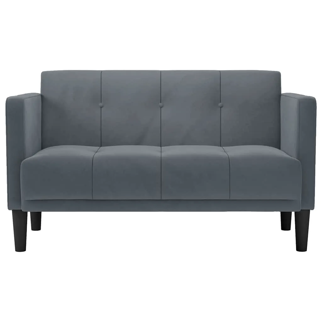 sofa-dwuosobowa-ciemnoszara-111-cm-aksamit-marka-vidaxl