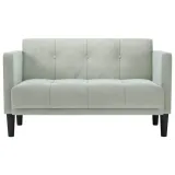 sofa-dwuosobowa-jasnoszara-111-cm-aksamit-waga-z-opakowaniem-20-35-kg